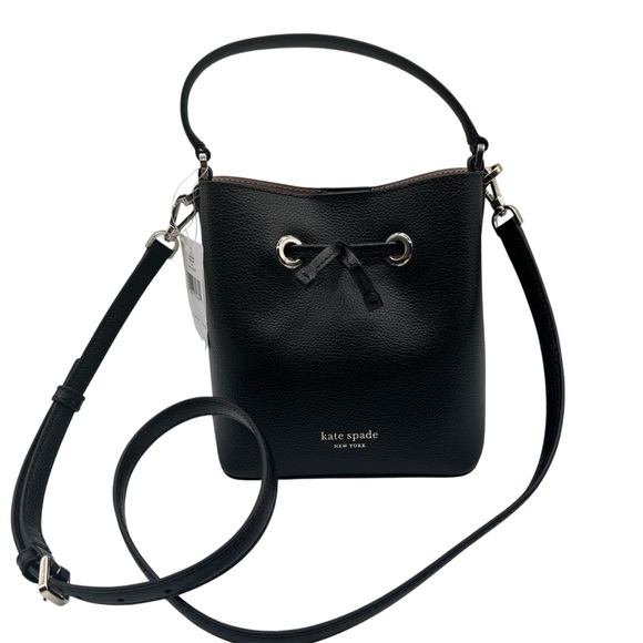 kate spade Handbags - Kate Spade Black Leather Shoulder Bag | New with Tags